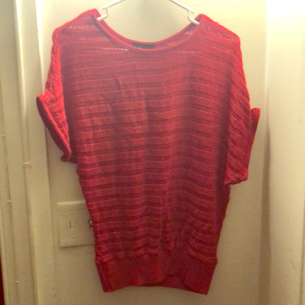 Red dress sweater